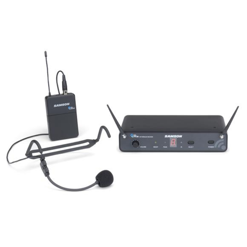 Samson concert 88 hs5 wireless headset system selectable frequency 